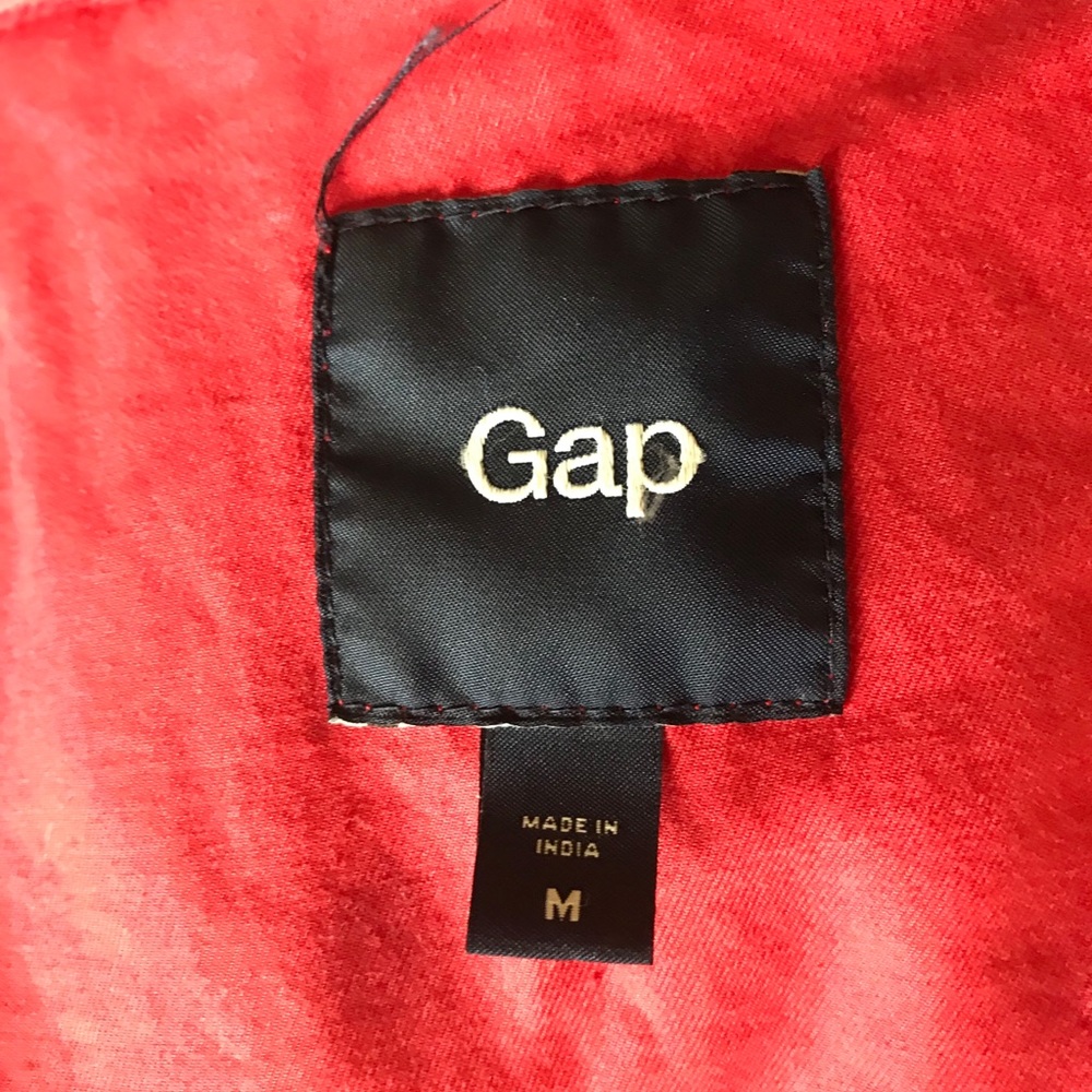 Gap Bright Red Mid Length Light Jacket - image 6